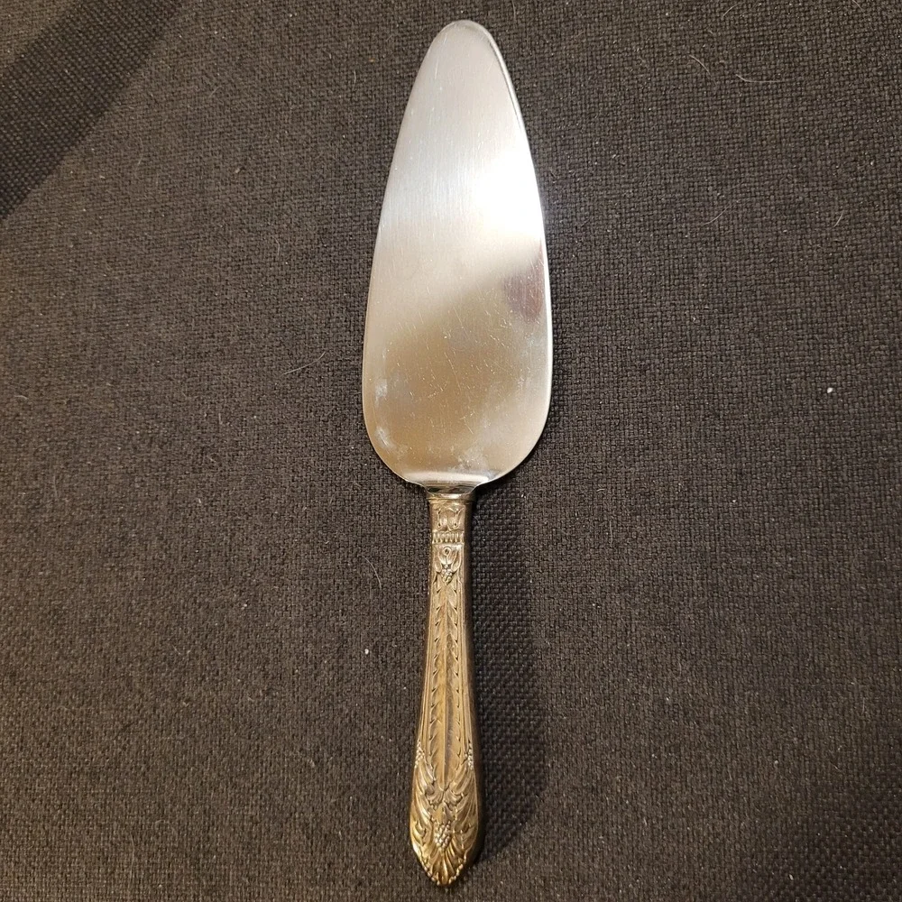 1847 Rogers Brothers Marquis Pattern Silver Plated Serving Set Jelly Spoon Ladle